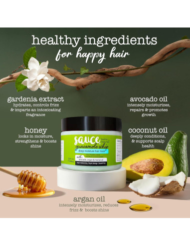 Mascarilla Capilar Sauce Beauty Guacamole 340g Hidratante