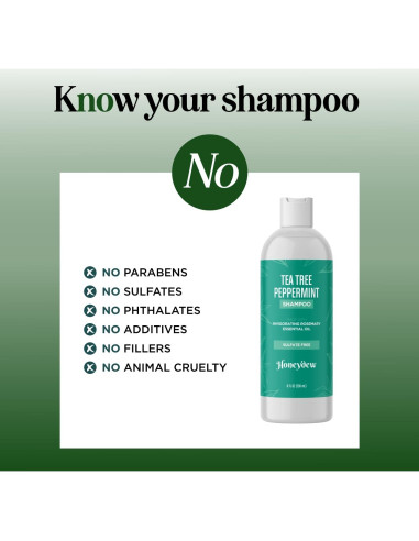 Champú Revitalizante Honeydew Árbol de Té y Menta 250ml