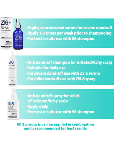 Champú Anticaspa NAPURA S6 200 ml con Aceite de Árbol de Té