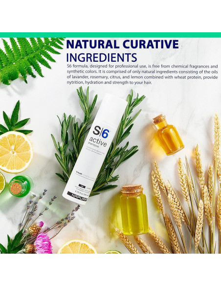 Champú Anticaspa NAPURA S6 200 ml con Aceite de Árbol de Té