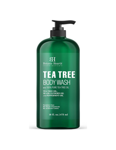 Gel de Ducha Botanic Hearth Tea Tree 473 ml - Piel Saludable