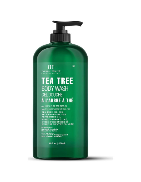 Gel de Ducha Botanic Hearth Tea Tree 473 ml - Piel Saludable