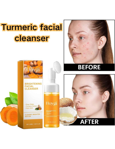 Limpiador Facial de Cúrcuma LANFEIW 2 Piezas 95g