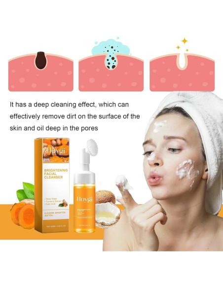 Limpiador Facial de Cúrcuma LANFEIW 2 Piezas 95g