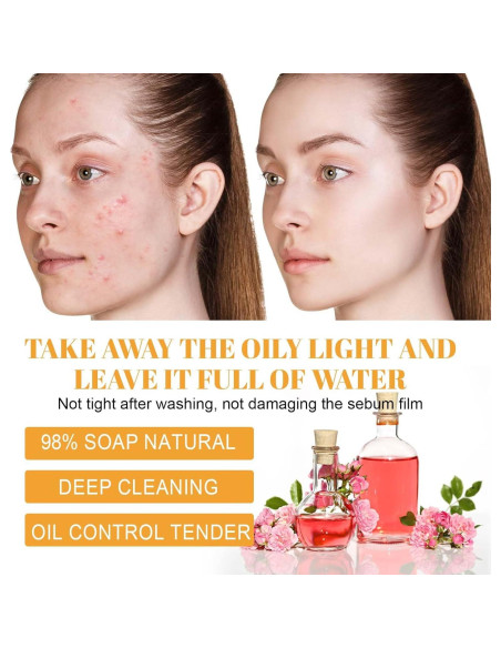 Limpiador Facial de Cúrcuma LANFEIW 2 Piezas 95g