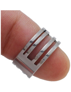 Herramienta Abridor Cerrador Anillos Saltarines THREENEST Acero Inoxidable 2