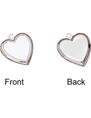 Mini Colgantes de Bronce en Forma de Corazón Lasenersm - 6 Piezas