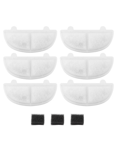 Filtro de Agua PET STANDARD 6 Piezas + 3 Esponjas Pre-Filtro