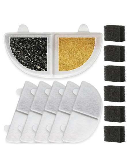 Filtro de agua para gatos Generic 12 unidades 68oz/2L