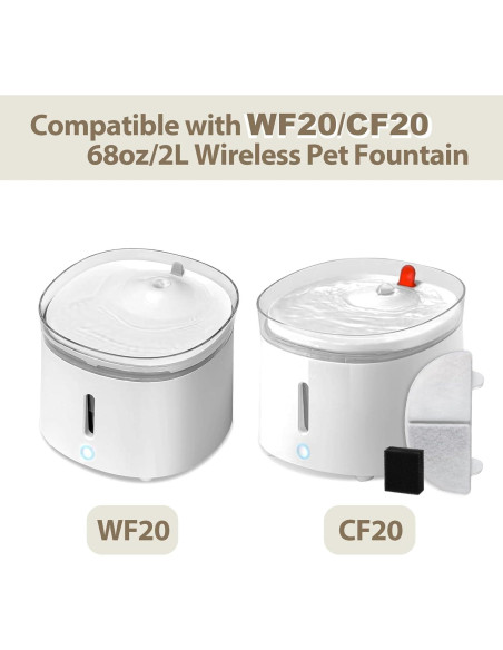 Filtro de agua para gatos Generic 12 unidades 68oz/2L