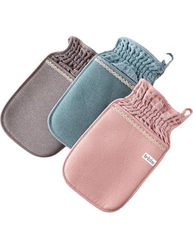 Guante Exfoliante Irbis - Mitón Corporal Doble Textura 27cm