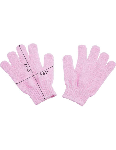 10 Pares de Guantes Exfoliantes CVNDKN 100% Nylon Ducha