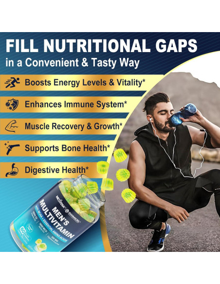 Multivitaminas Metiladas para Hombres Nextdia 60 Gominolas