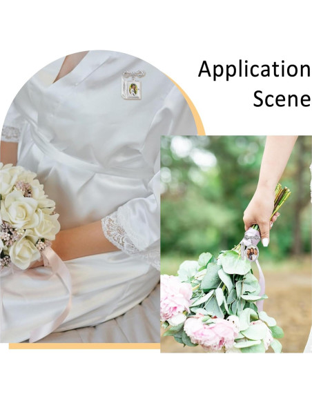 Broches de Locket Charm CHGCRAFT Platino - 2 Piezas