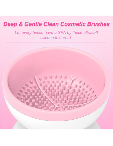 Limpiadora Eléctrica de Brochas Windspeed Rosa 20x25 cm