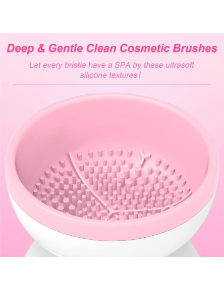 Limpiadora Eléctrica de Brochas Windspeed Rosa 20x25 cm