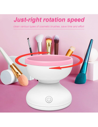 Limpiadora Eléctrica de Brochas Windspeed Rosa 20x25 cm