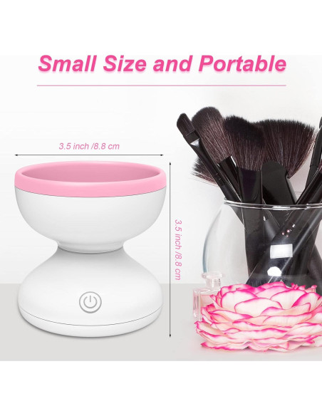 Limpiadora Eléctrica de Brochas Windspeed Rosa 20x25 cm