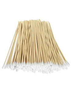 200 Bastoncillos de Algodón de Madera 15 cm Yinghezu