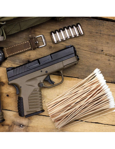 200 Bastoncillos de Algodón de Madera 15 cm Yinghezu