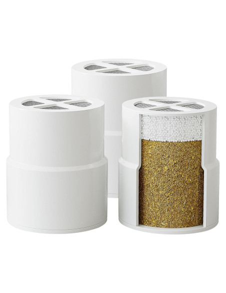 Cartucho de Reemplazo Filtro de Ducha Filymosie 3 Pcs