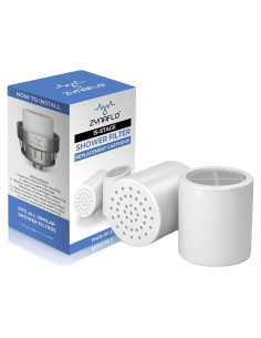 Cartucho Filtro Ducha ZYNAFLO 15 Etapas Paquete de 2