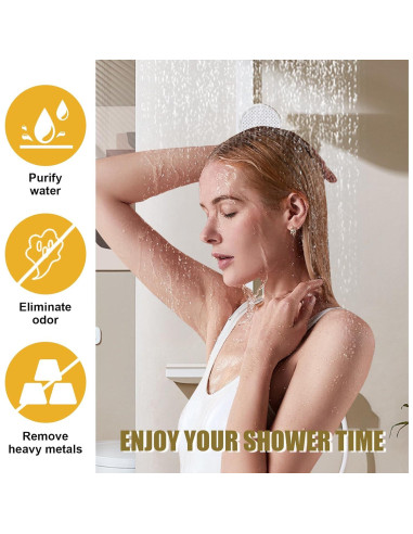 Cartucho de Reemplazo Filtro de Ducha Filymosie 3 Pcs