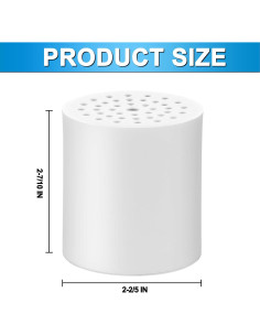 Paquete de 6 Filtros de Ducha 20 Etapas Cenipar 1.28 kg 2