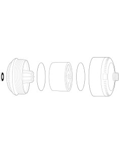 Filtro de Ducha Sprite Slim-Line 2 Universal Níquel Cepillado 2