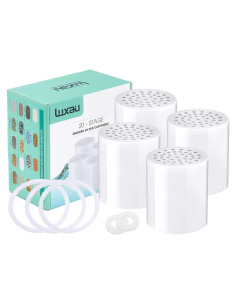 Cartuchos de Filtro de Ducha Luxau 20 Etapas - 4 Piezas