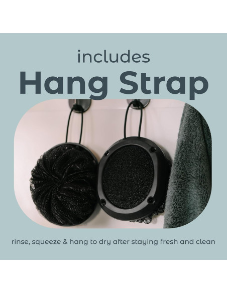 Herramienta de Ducha MainBasics 2-en-1 Exfoliante y Esponja Herramienta de Ducha MainBasics 2-en-1 Exfoliante y Esponja