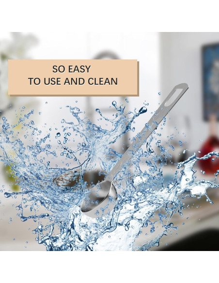 5 Cucharas Medidoras de Acero Inoxidable BERYLER 5ml