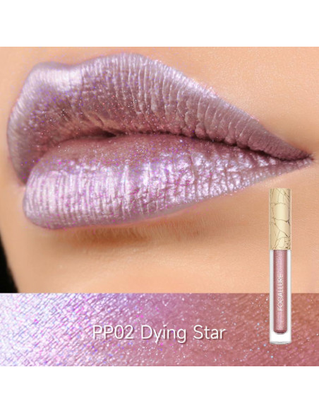 Pintalabios Líquido Metálico FOCALLURE Estrella Moribunda 32g Pintalabios Líquido Metálico FOCALLURE Estrella Moribunda 32g