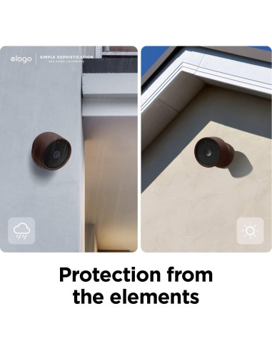 Funda de Silicona elago para Google Nest Cam Batería - Marrón