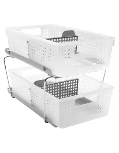 Organizador de 2 Niveles Madesmart Escarchado 0.96 kg
