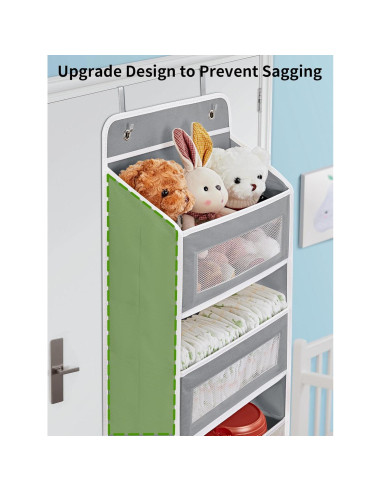 Organizador Colgante JARLINK 2 Paquete 5 Estantes Gris