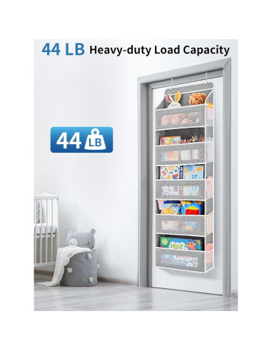 Organizador Colgante JARLINK 2 Paquete 5 Estantes Gris