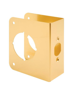 Placa de Refuerzo de Cerradura Prime-Line U 9558 Latón 4,45 cm