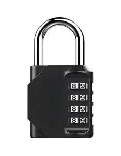 Candado de Combinación Reseteable BCNTLXJR Negro 4 Dígitos 2