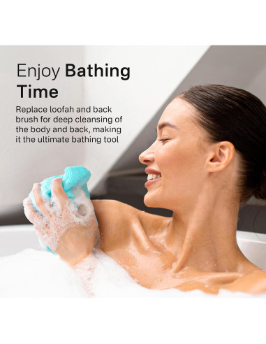 Toalla Exfoliante Yiclick 3 Piezas para Ducha 88,9 cm