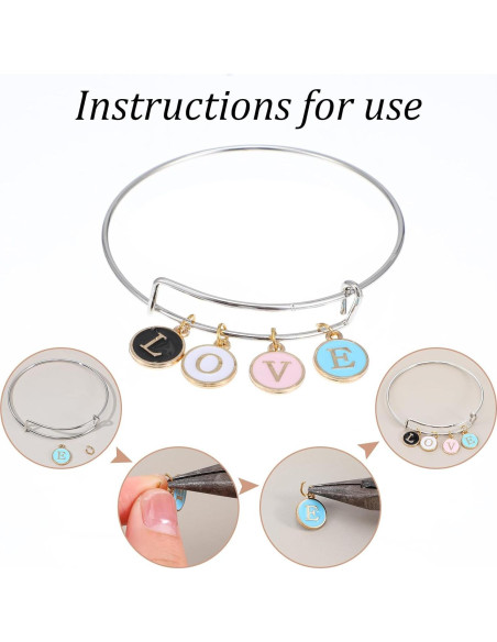 120 Pulseras Ajustables de Acero Inoxidable DIVINA VITAE