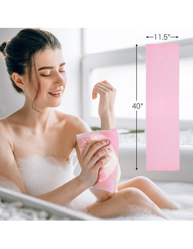 Toalla Exfoliante Yiclick 3 Piezas para Ducha 88,9 cm