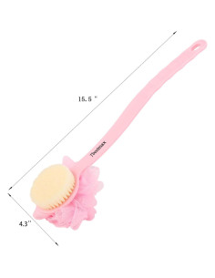 Esponja de Lufa Tbestmax con Mango Largo para Ducha 39 cm 2