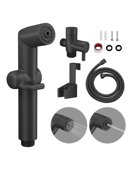 KAIYING Pulverizador de Bidet de Mano Negro 149,86 cm