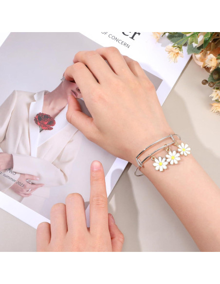 120 Pulseras Ajustables de Acero Inoxidable DIVINA VITAE