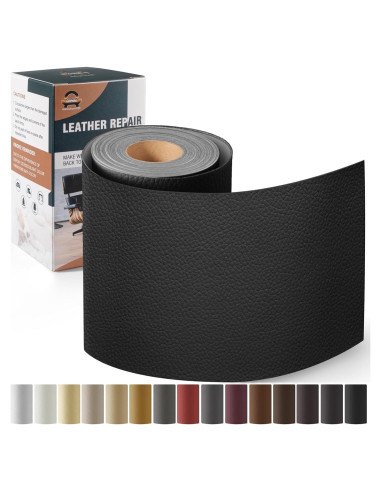 Kit de Reparación de Cuero OAZ 10,16 cm x 160 cm Negro