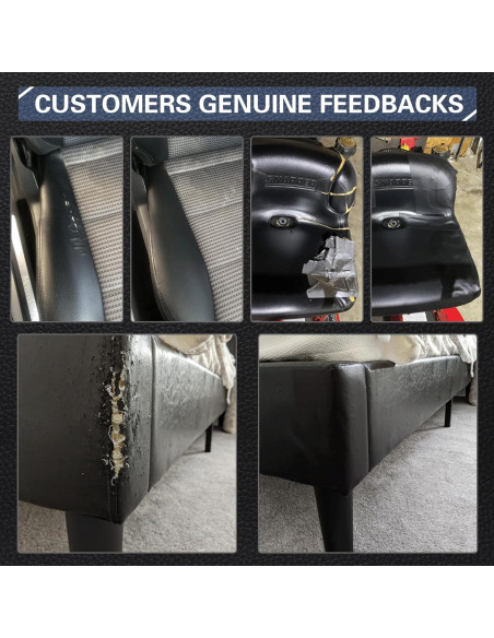 Kit de Reparación de Cuero OAZ 10,16 cm x 160 cm Negro