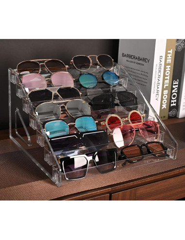 Organizador de Gafas de Sol LoengMax Acrílico 7 Capas
