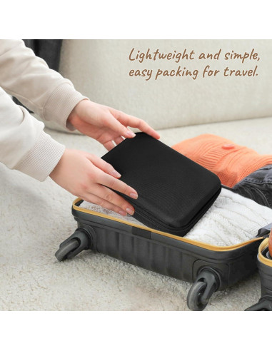 Organizador de Gafas de Sol Mkono 5 Ranuras Negro Mediano