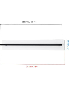 Organizador de Gafas de Sol TANG SONG 3 Piezas Madera Blanco 2